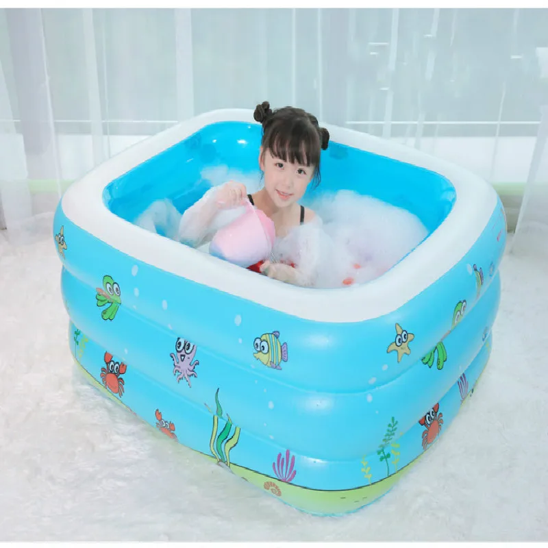 Милые, в Корейском стиле, для дома, для взрослых/детей, надувная ванна, утолщенная, большая, складная, для ванной, бочка, высокое качество, материал ПВХ