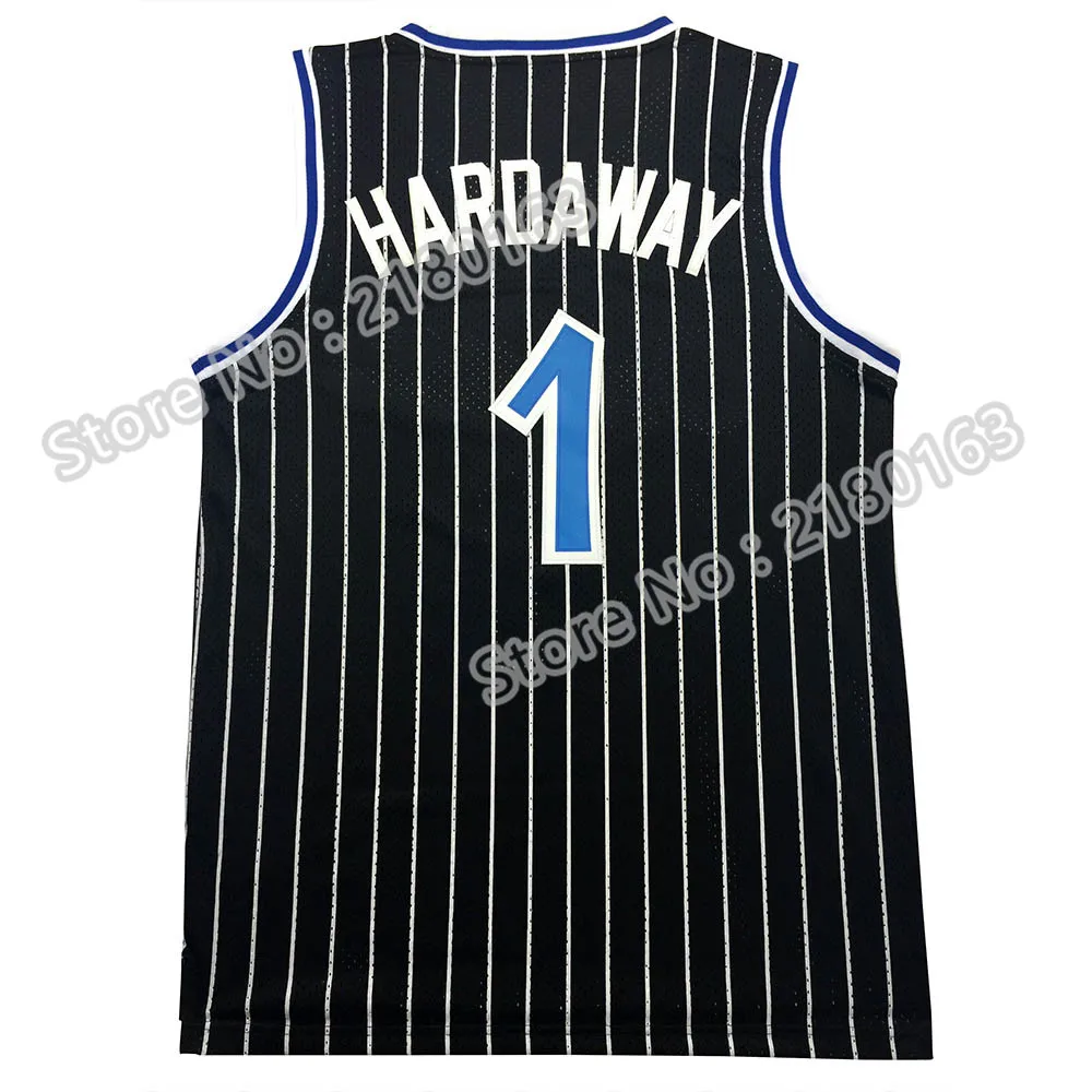 Сетка Пенни Hardaway № 1 Баскетбол джерси Высокое качество Anfernee hardaway Дешевые продаж
