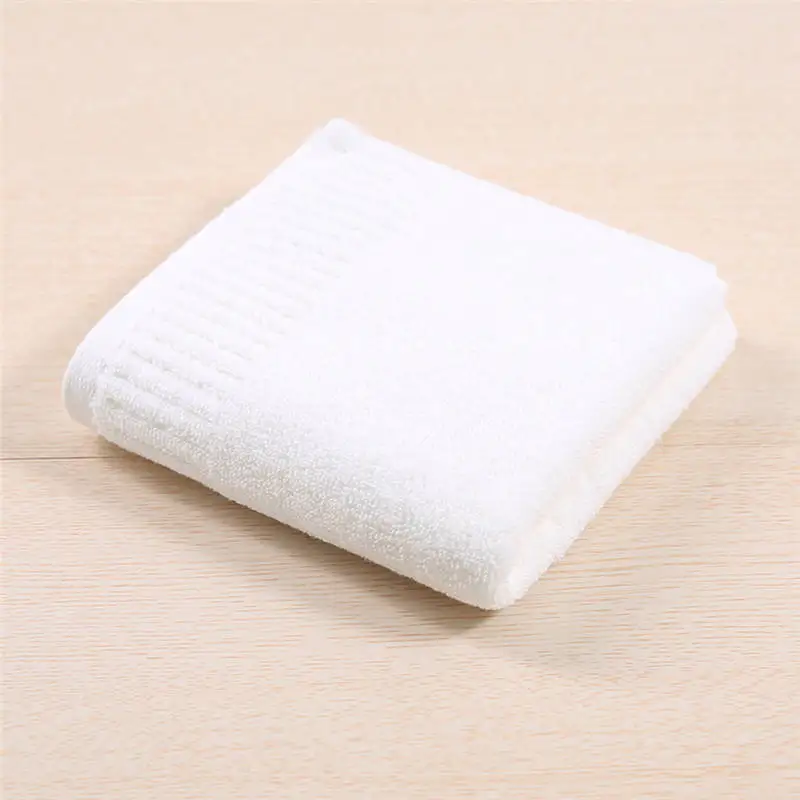 Cotton And Polyester Square Bath Bathroom Towels Soft Hair Hand Face Towel For Spa Kids Children Gift Hotel Home Use Towels - Цвет: White