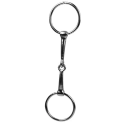 Mouth Loose 3 Inch Ring French Link Snaffle Horse Bit Silver Iron Equestrian Pony Bit 5 Inch Mouth Loose 3 Inch Ring French Link Snaffle Horse Bit Silver Iron Equestrian Pony Bit 5 Inch