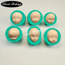День Святого Валентина 6 шт./компл. живой 3d лицо силиконовая форма для помады декорирование тортов сахар формы для выпечки Форма для шоколада