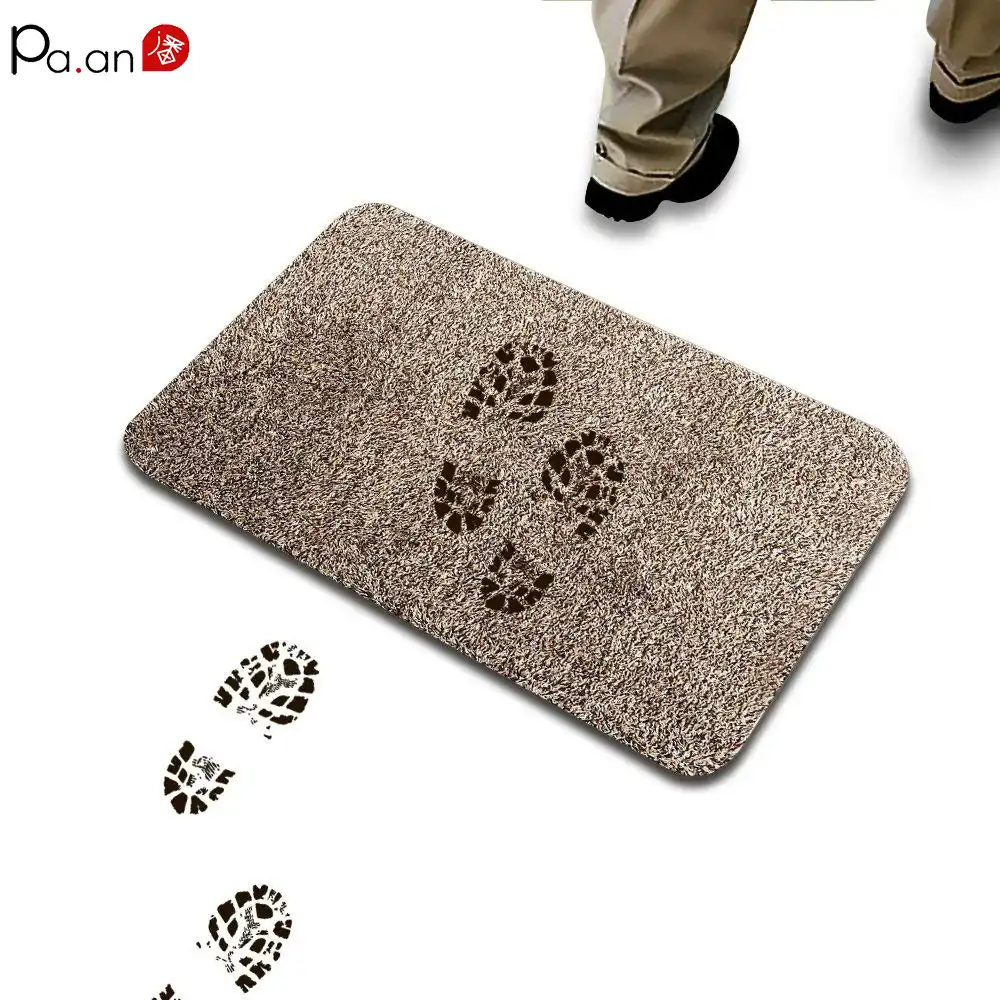 dog paw cleaning door mat