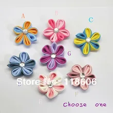 60 шт., заколки для волос Kanzashi, катушка для значка, заколки для волос
