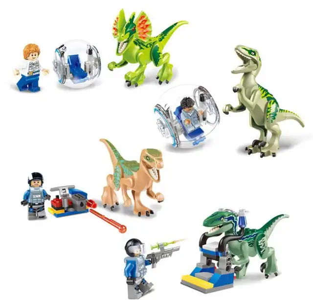 jurassic world building blocks