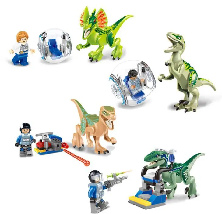 jurassic world building blocks