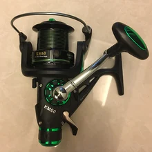 Катушка для спиннинга для ловли карпа с передним и задним двойной аэродинамического тормоза Системы Baitrunner катушка 4+ 1 Нержавеющая сталь-упорные шариковые подшипники