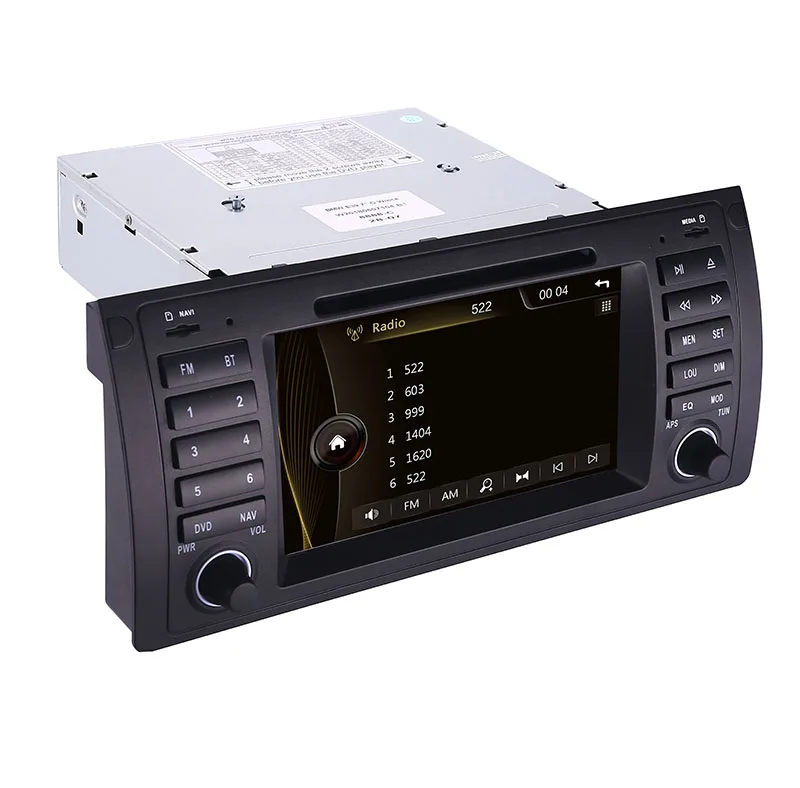 Sale Original UI 7" Car DVD GPS For BMW E39 X5 E53 With GPS Bluetooth Radio RDS USB SD Steering wheel control Free Camera 5