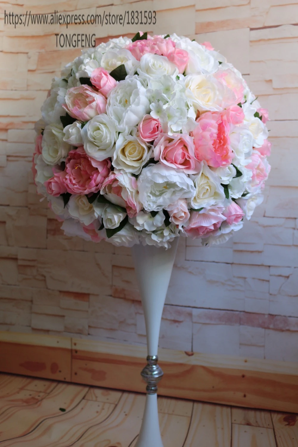 Wedding Decorative Artificial Silk Rose Peony Flowers Table Centerpiece Decoration 2 3 Round Flower Ball 50cm Mixcolor Tongfeng Flower Ball Round Flower Ballsflower Table Centerpieces Aliexpress