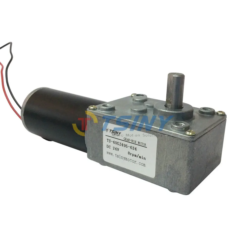 

TSINY Metal Gear Motor 24V DC Geared Motor High torque 8 RPM Low Speed Manufacturers sales
