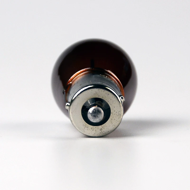 Flytop (10 шт./лот) PY21W BAU15s 581 S25 серебристый/Хромированный Янтарный красный стеклянный