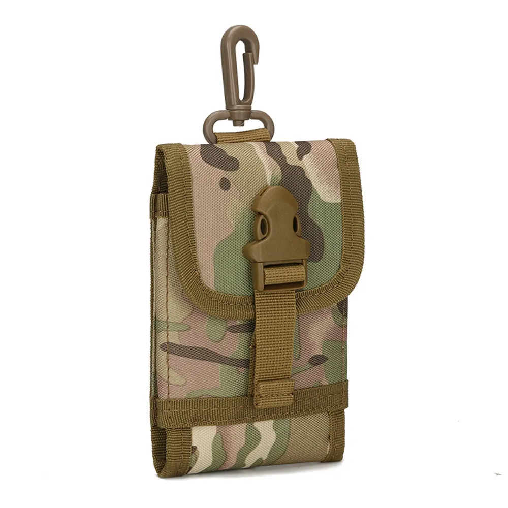 Унисекс Тактические Военные Вентиляторы полевое снаряжение открытый мобильный телефон сумка аксессуары Висячие многофункциональные аксессуары маленький карман - Цвет: CP Camouflage