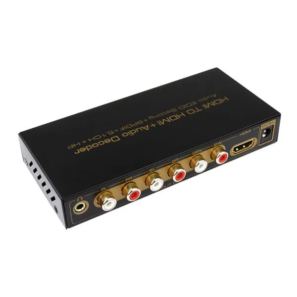 HDMI к HDMI+ аудио декодер SPDIF Оптический RCA аудио Edid Настройка+ Spdif+ 5.1CH+ hp+ 3D конвертер DVD HD плеер PC CN016M1