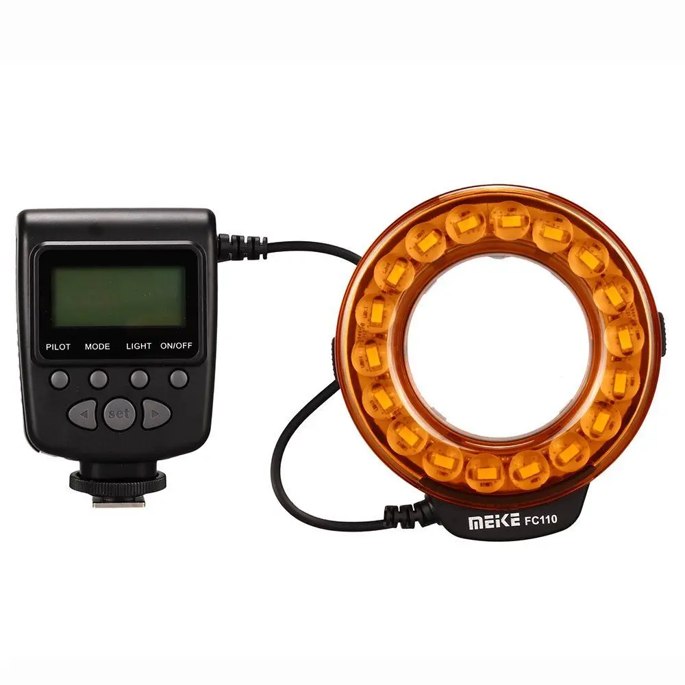 

Meike FC-110 LED Macro Ring Flash Light FC110 for sony Alpha MA A77 A580 A65 A37 A300 A350 A550 A700 A850 A900 Minolta camera