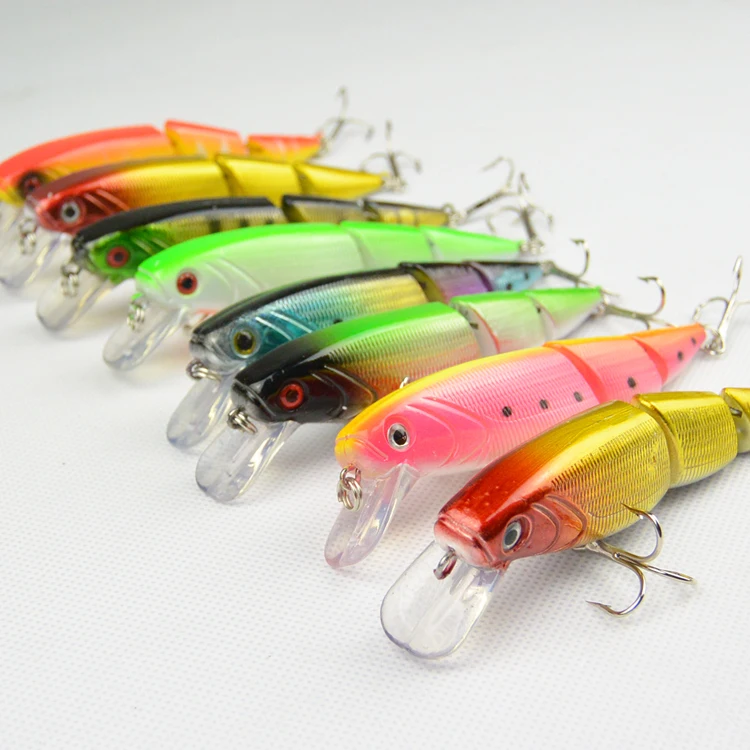 

Anmuka 1Pcs Jointed Fishing Lures 10.5CM 14G 6# Hooks Equipment Pesca Fish Bait Hard Artificial Lure Wobbler Minnow