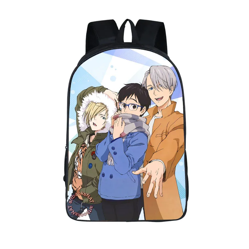 7 Высокое качество YURI on ICE школьный рюкзак для студентов мальчиков девочек модный рюкзак Сюрприз подарок рюкзак для подростков - Цвет: 7