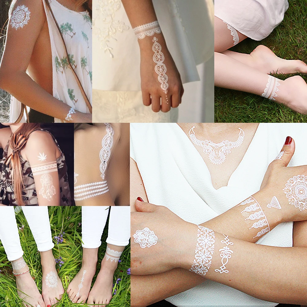 1 piece black mixture pictures flower lace henna tattoo design 1 piece black mixture pictures flower lace henna tattoo design