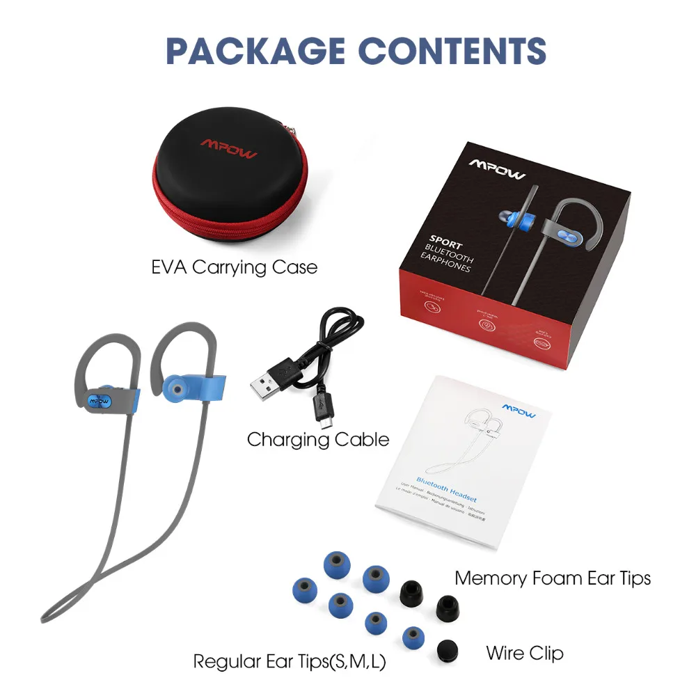Mpow Api Bluetooth 4.1 IPX7 Tahan Air 
