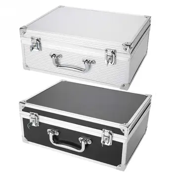 

2Color Aluminum Rotary Coil Tattoo Gun Machine Storage Case Carrying Box Empty Organizer Foam Pad Embroidery Equipment