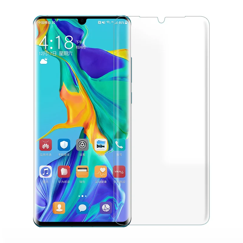 

3D Full Cover Screen Protector Glass Case On The For Huawei P30 pro Tempered Glass For p30 lite nova 4e protective film p30pro