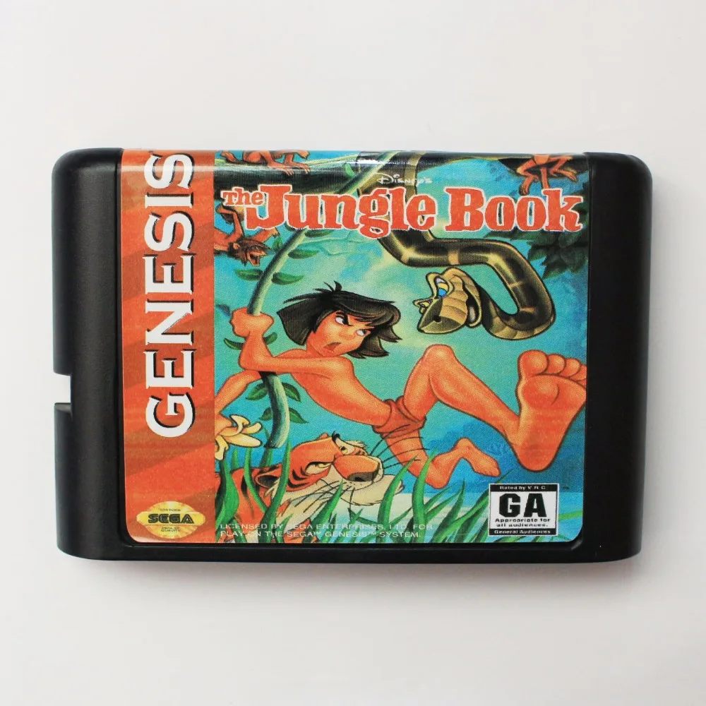 

The Jungle Book 16 bit MD Game Card For Sega Mega Drive For Genesis