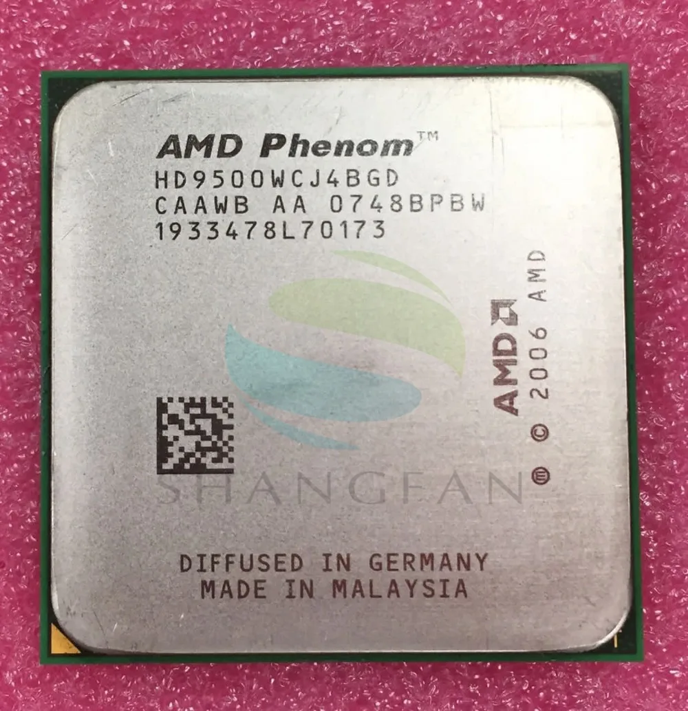 Процессор AMD Phenom X4 9500 четырехъядерный настольный процессор 2,2 ГГц HD9500WCJ4BGD Socket AM2+/940pin