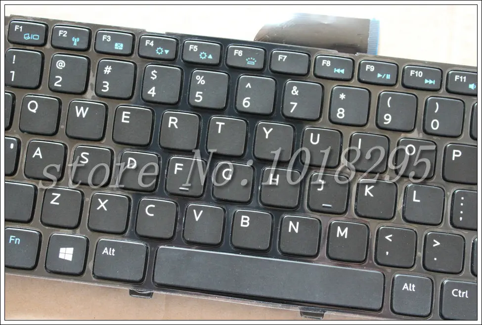  Free shipping   for DELL 15Z INSPRON 5421 3421 14R-2158 N5421 V2421 5523 US Black Keyboard Laptop w