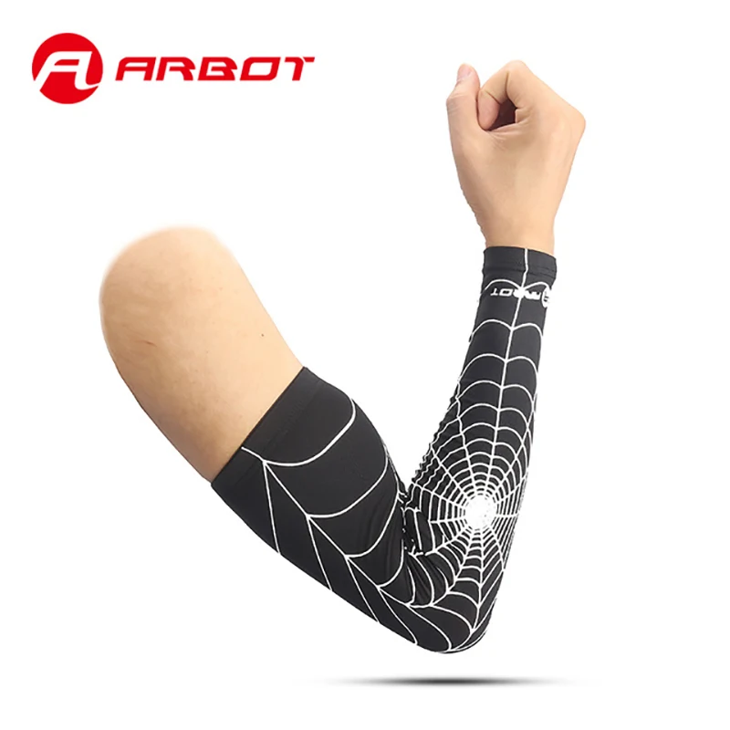 ARBOT اللياقة البدنية الكوع حامي نسيج العنكبوت نمط الرياضة الكوع تصلح كرة السلة الكرة الطائرة الذراع كم سادة تنفس مدفئات للذراع ARBOT اللياقة البدنية الكوع حامي نسيج العنكبوت نمط الرياضة الكوع تصلح كرة السلة الكرة الطائرة الذراع كم سادة تنفس مدفئات للذراع
