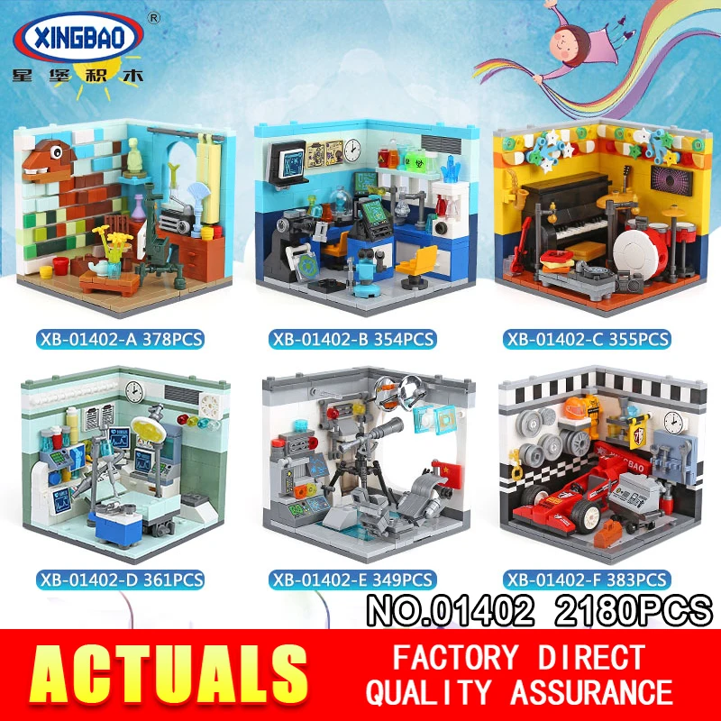 

XINGBAO 01402 Genuine Building Series The Future Dreams House Building Blocks For Kids Educational Toys As Christmas Gifts