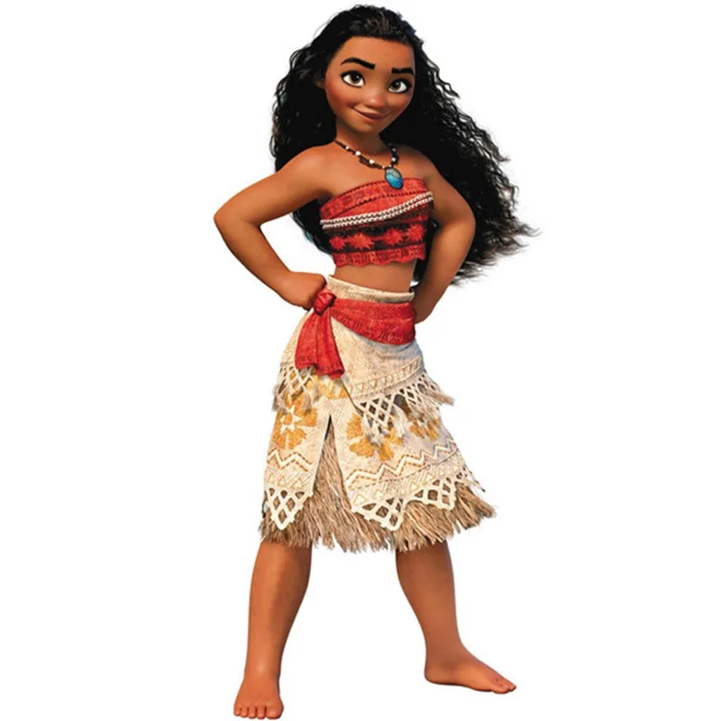 

2018 New Kids Carnival Clothing Girls Moana Adventure Cosplay Princess Dress Children Halloween Party Role Play Costume