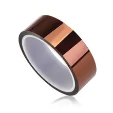 WINOMO 1 PC High Temperature Tape Heat Resistant Tape Polyimide Film Adhesive Tape For Home DIY Woodworking 30mm*33m (Tawny) WINOMO 1 PC High Temperature Tape Heat Resistant Tape Polyimide Film Adhesive Tape For Home DIY Woodworking 30mm*33m (Tawny)