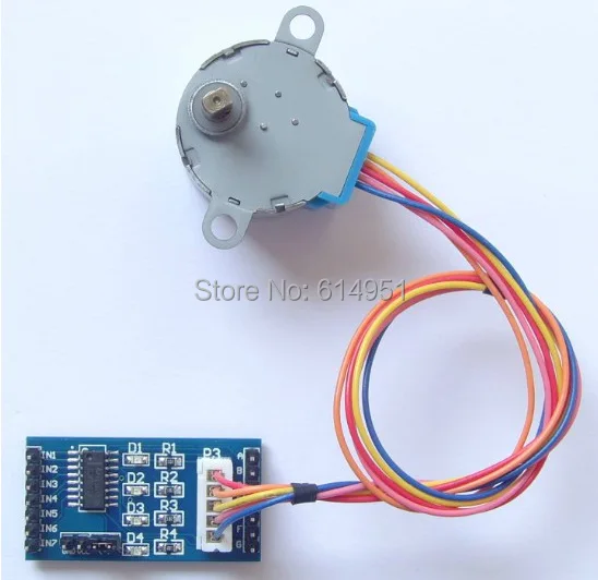 

5V 4-phase Stepper Motor+ Driver Board ULN2003 for_Arduino 1x Stepper motor +1x ULN2003 Driver board