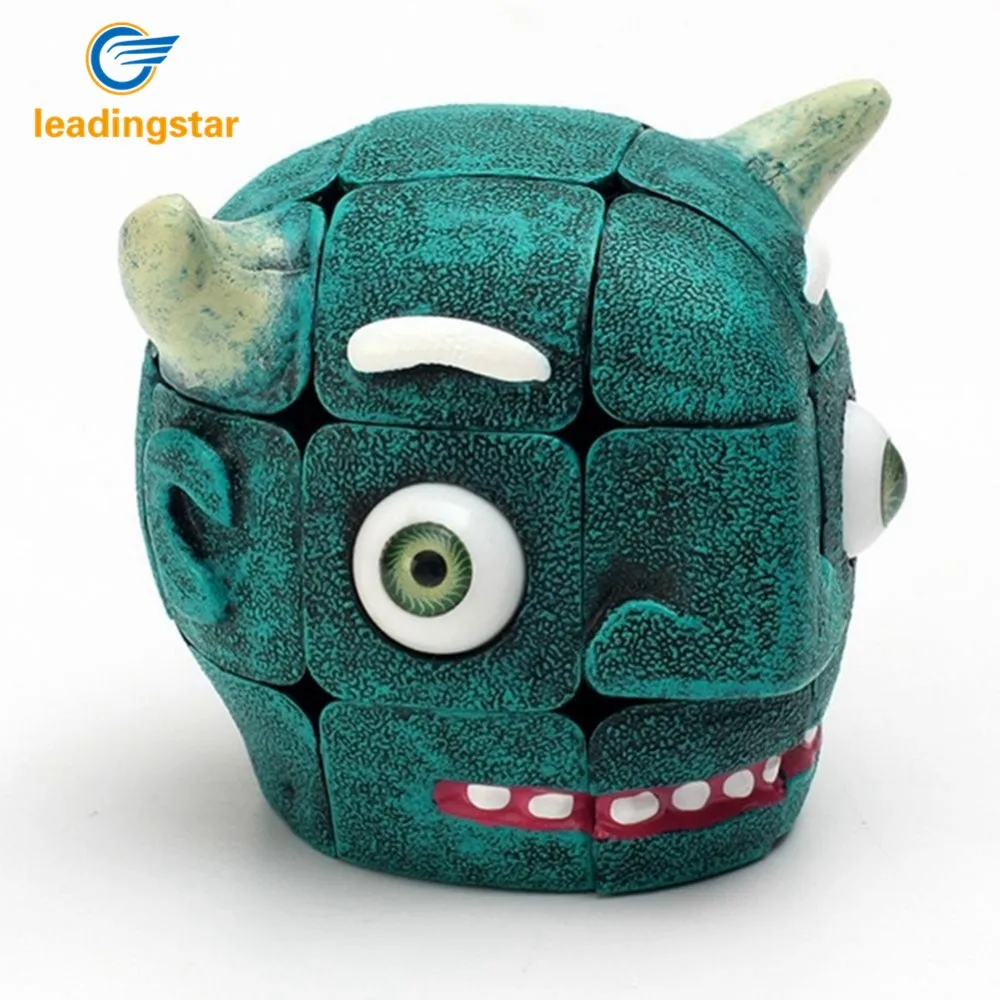 

LeadingStar Magic Cube Puzzle 3D Puzzle Carni Chaak HeiLuoCha Ox-head 3rd order Novelty Gadget Brain Teasers Kids Gifts zk30