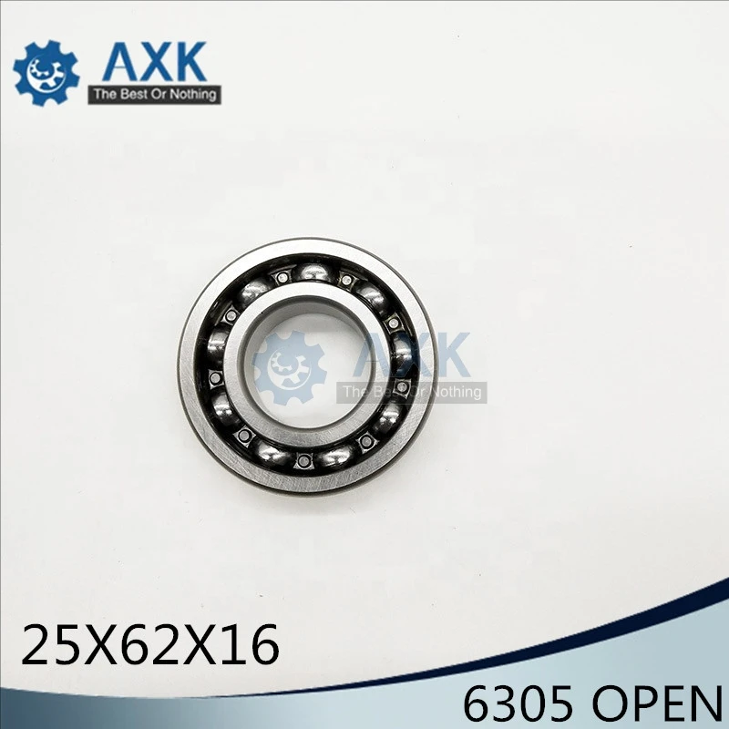 6305OPEN  Non-standard ball bearing 25*62*16 mm ABEC-3 P6 ( 1 PC ) For Motorcycles Engine Crankshaft  Without Grease
