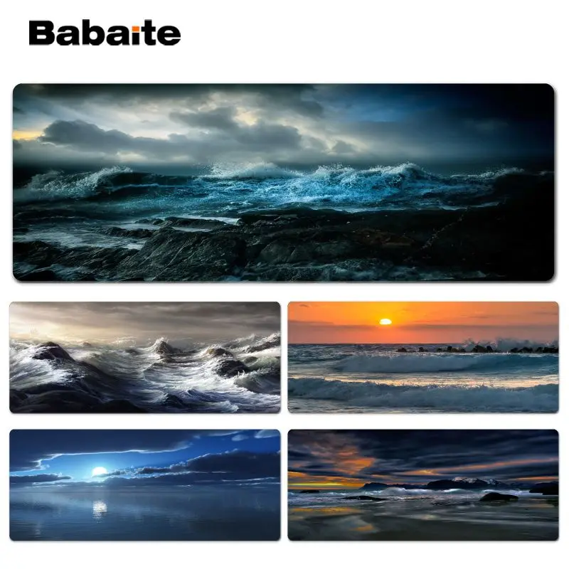 Babaite The Ocean офисные мыши геймер мягкий коврик для Размер 40x90 см компьютерный |