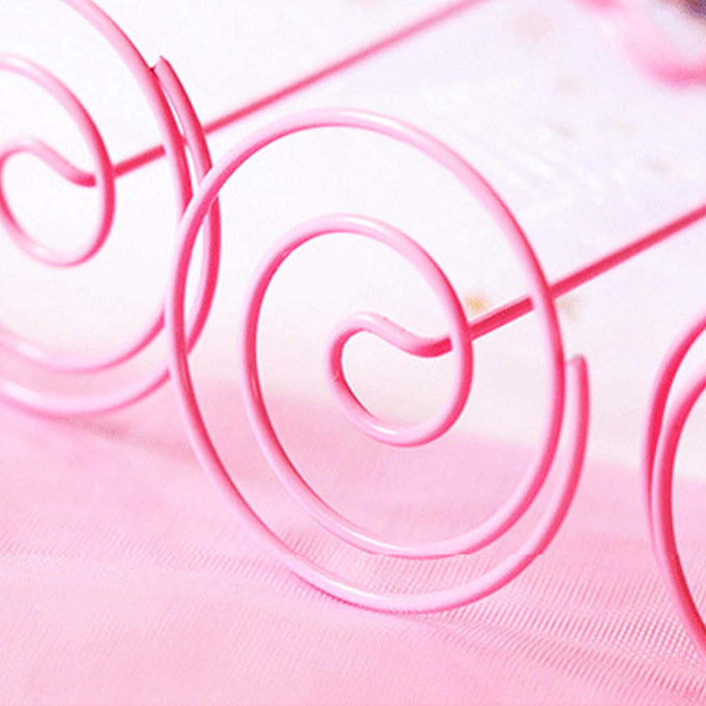 Модный свадебный держатель карточки с именем гостя романтическое сердце Фламинго фото клип стол номер стенд