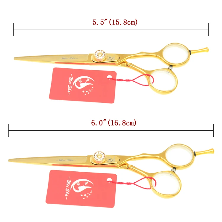 5,5 "6,0" Meisha JP440C Профессиональный Парикмахерские ножницы Наборы прямые и филировочные ножницы парикмахерские бритва стрижка, HA0198