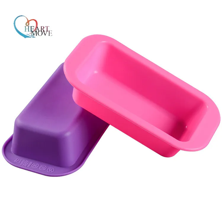 DIY Small Silicone Cake Mould Rectangular Soap Toast Mold Bread Molds