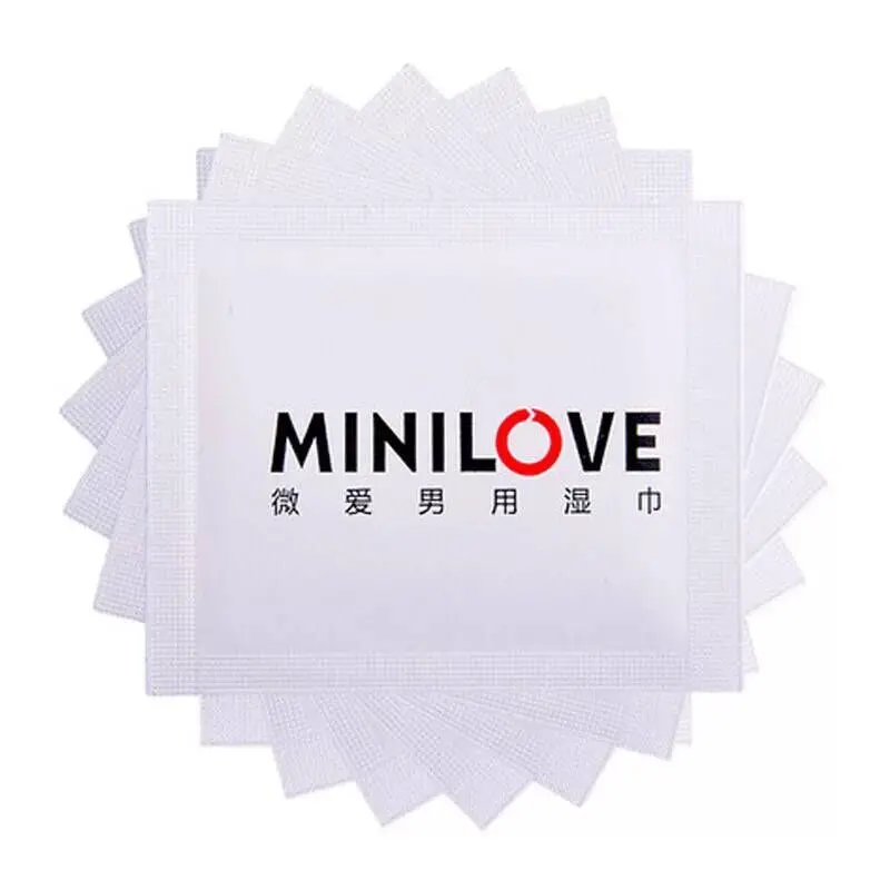 10 шт minilove секс влажных салфеток задержки для Для мужчин внешний Применение