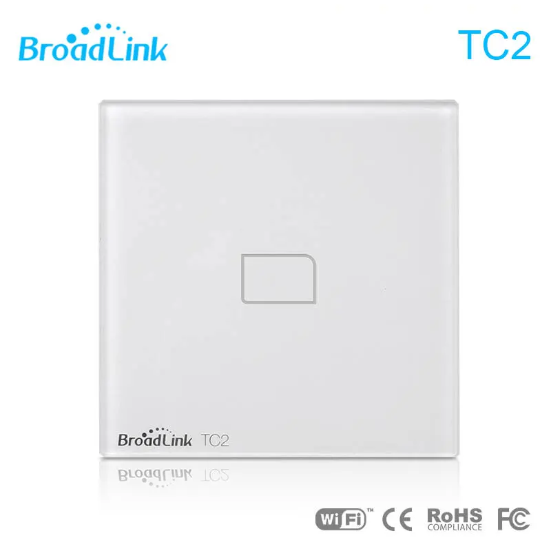 Broadlink TC2 EU стандартный 1/2/3 настенный Wifi выключатель света беспроводной сенсорный