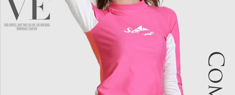 sbart UPF50 Рашгард Плавание женщина Плавание с длинным рукавом Плавание рубашка спандекс Средства ухода за кожей погружения Купальники для малышек Защита от солнца Surf лайкра Dive костюм H