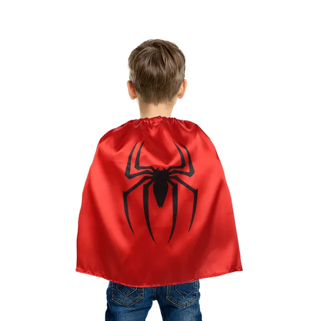 Spiderman cape 2018 kids clothing Single layer halloween costume 50cm