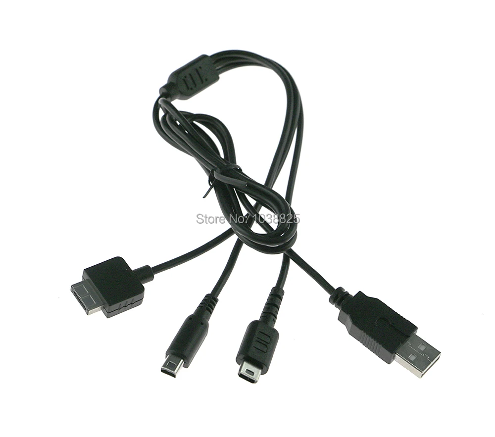 Высококачественный зарядный USB кабель 3 в 1 шнуры для Nintendo NDSL / NDS NDSI XL 3DS psv1000