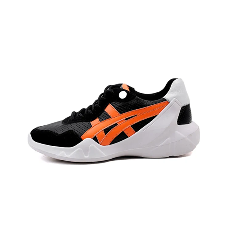 Mocasines Zapatos Up Mljuese Otoño Genuino Recortes Green Lace Zapatillas De Primavera 2018 orange Torpe Pisos Cuero Vulcanizar Mujeres Oqwr60O