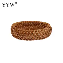 Коричневая винтажная трость браслет из ротанга лоза вязаный тканый браслет простой дизайн женские ювелирные изделия ручной работы качественные аксессуары Pulseiras