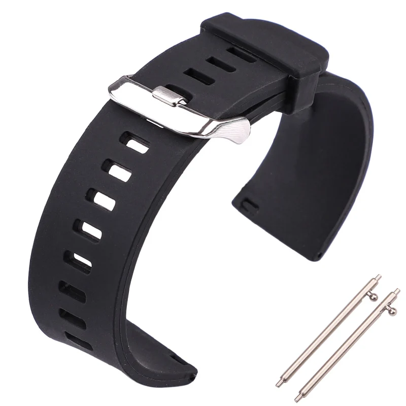 Waterproof Silicone Rubber Watch Strap – Quick Release in 5 Vibrant Colors