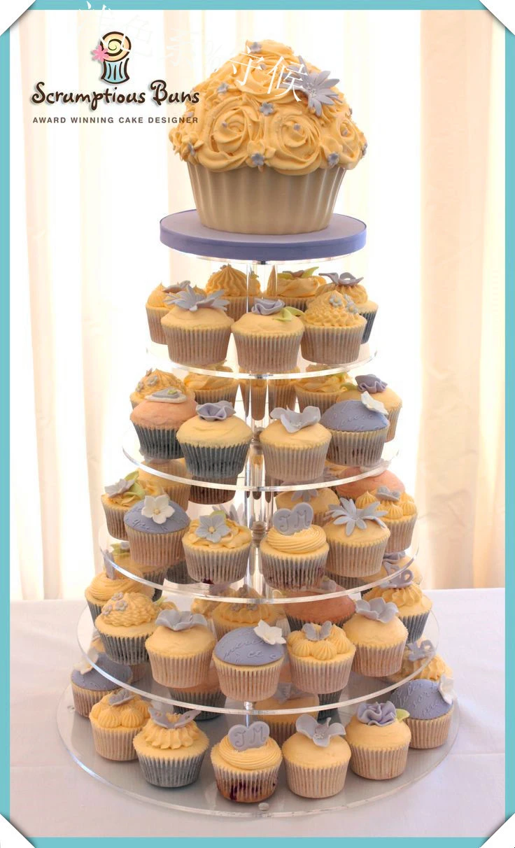 ホット販売サークル6ティアウェディングケーキはアクリルカップケーキスタンドバースデーケーキディスプレイはメイポールパーティー装飾 Stand For Stand Acryliccupcakes Stands Cake Stands Aliexpress