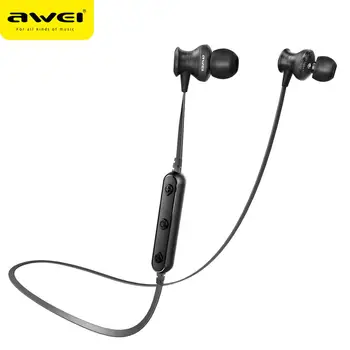 

AWEI B980BL Bluetooth Earphone Headset Wireless Sport Stereo Noise Cancel Earfone Earpiece Earbuds Earphones For Mobile Phones