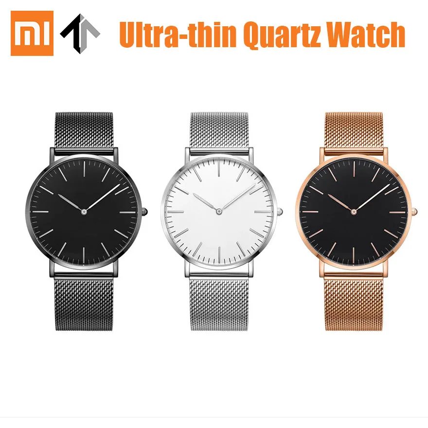 

Xiaomi TwentySeventeen Ultra-thin Quartz Watch Waterproof Couple Wrist Watch Casual Business Imported Movement Quartz Watch