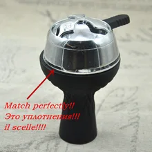 1Pc Shisha Charcoal Burn Holder Heater Keeper+ 1Pc Silicon Hookah Bowl Set H99F