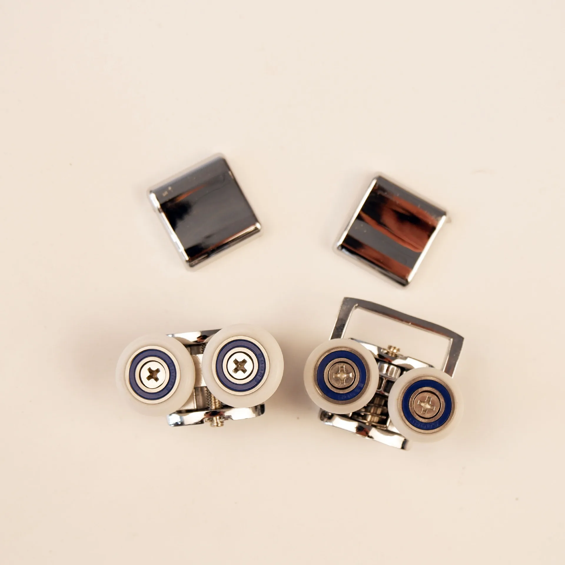 2pcs bathroom door upper bottom double wheel zinc alloy spring jump wheel shower room pulley for shower room accessories 2pcs bathroom door upper bottom double wheel zinc alloy spring jump wheel shower room pulley for shower room accessories